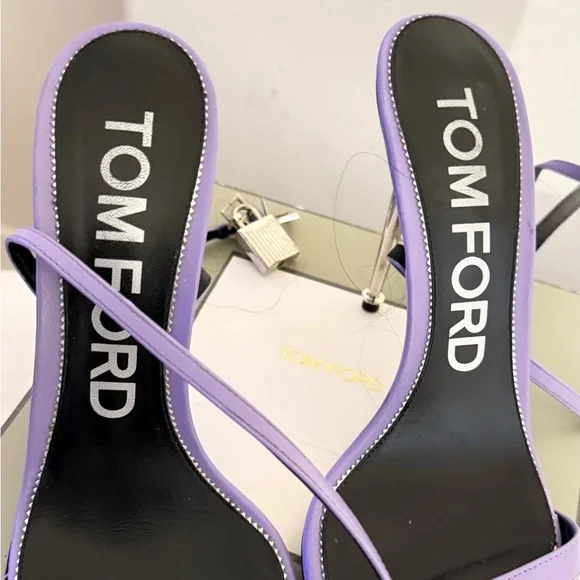Tom Ford Lavender and Black Stilettos - Picture 4 of 6